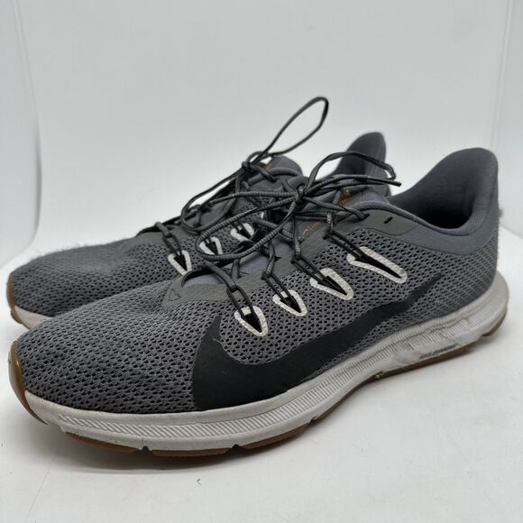 Nike Quest 2 Men’s Size 12 Sneakers 'Smoke Grey Gum' Running Shoe CI3787-009 Gym - Picture 2 of 10